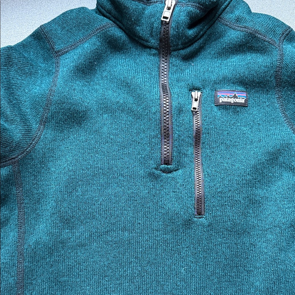 Patagonia Kids Better Sweater 1/4 zip fleece like new